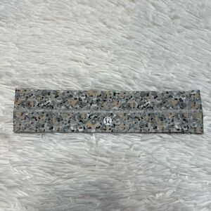 Lululemon Luxtreme Training Headband Sweatband Grey Silicone Non Slip Grip